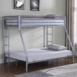 Hayward Silver Twin   Full Bunk Bed Online now