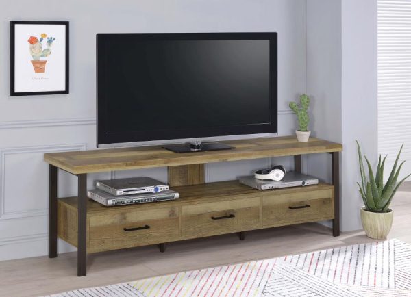 Ruston Brown 71  Tv Stand Online now