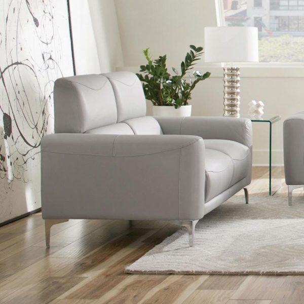 Glenmark Grey Loveseat Sale