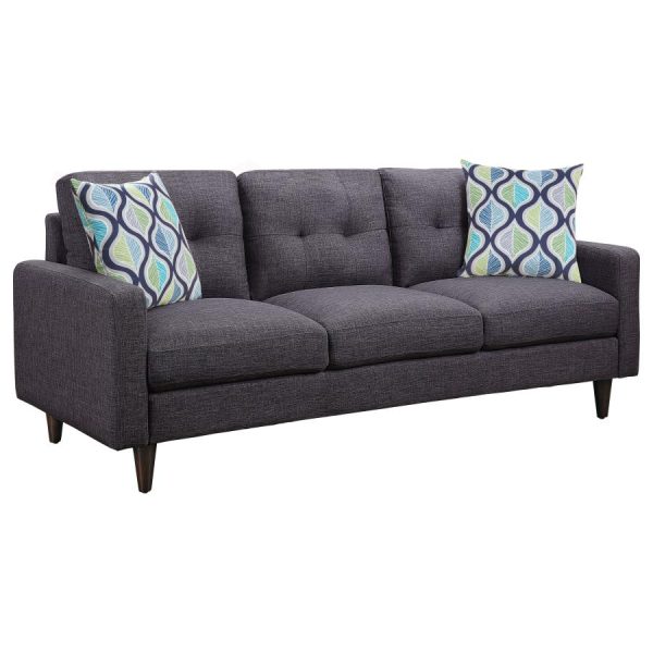 Watsonville Grey 3 Pc Sofa Set Online Hot Sale