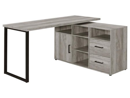 Hertford Grey L-shape Desk Online Hot Sale