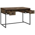 Millbrook Brown Writing Desk Hot on Sale