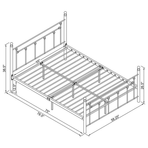 Canon Grey Full Bed Online Sale