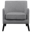 Charlie Grey Accent Chair on Sale