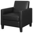 Julio Black Accent Chair Cheap