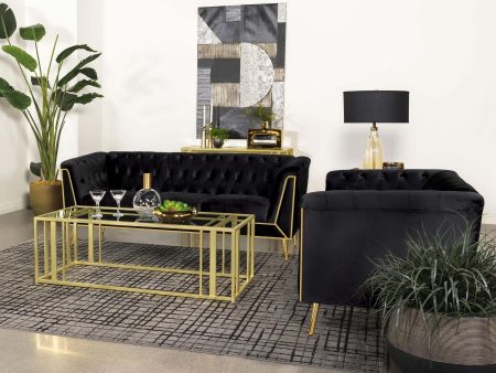 Holly Black 2 Pc Sofa Set Online Hot Sale