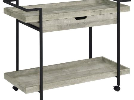 Ventura Grey Bar Cart For Sale