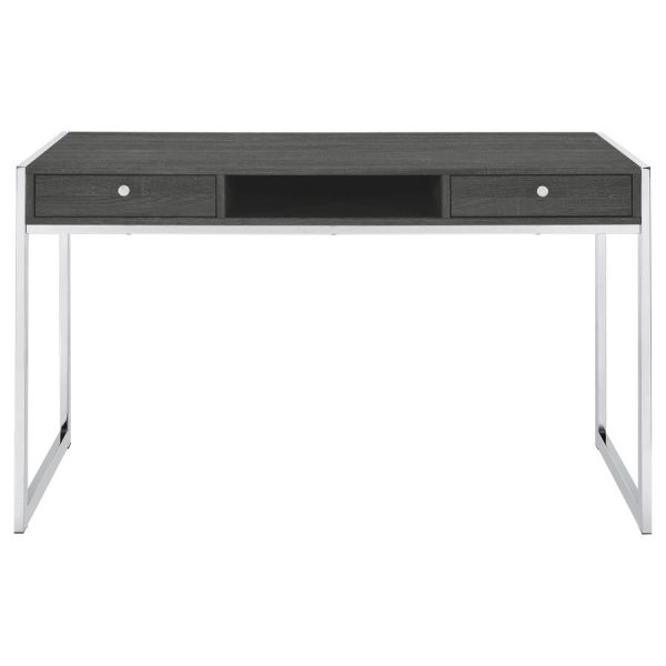 Wallice Grey Writing Desk For Sale