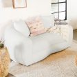 Isabella White Loveseat Online now