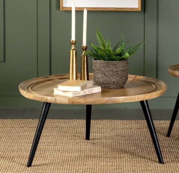 Zoe Brown Coffee Table For Cheap