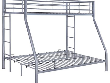 Hayward Silver Twin   Full Bunk Bed Online now