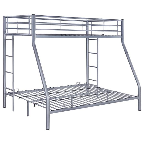 Hayward Silver Twin   Full Bunk Bed Online now