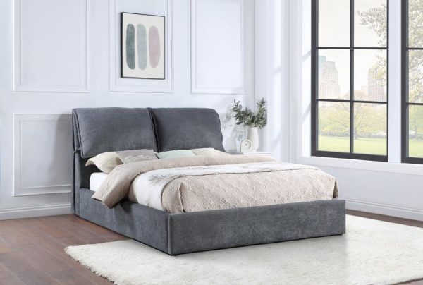 Laurel Grey Eastern King Bed Online now