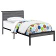 Ricky Grey Twin Bed For Cheap