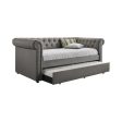 Kepner Grey Twin Daybed W  Trundle For Sale