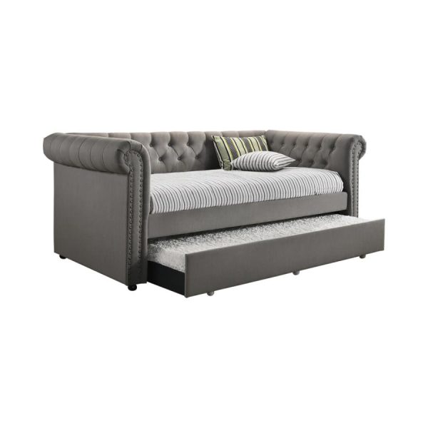 Kepner Grey Twin Daybed W  Trundle For Sale