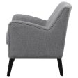 Charlie Grey Accent Chair on Sale