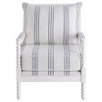 Blanchett White Accent Chair Online