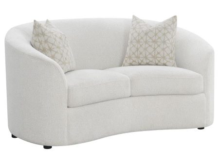 Rainn White Loveseat Online Sale