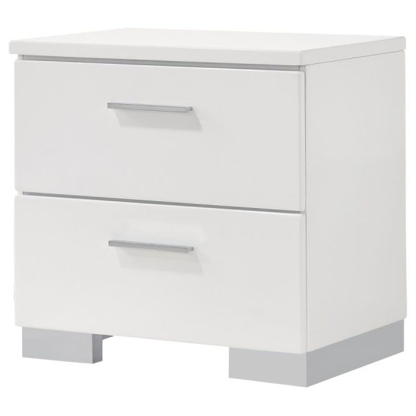 Felicity White Nightstand Cheap