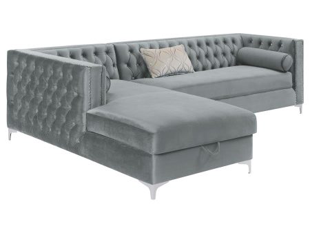 Bellaire Grey Sectional Online Hot Sale