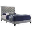 Warner Grey Eastern King Bed Cheap