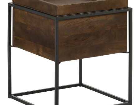 Ondrej Brown Side Table For Discount