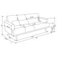 Blake Grey 2 Pc Sofa Set on Sale