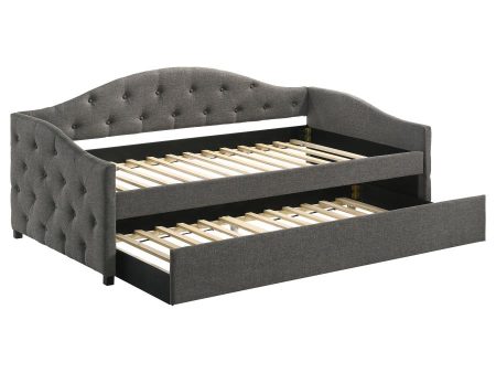 Sadie Grey Twin Daybed W  Trundle on Sale