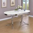 Retro White Dining Table on Sale