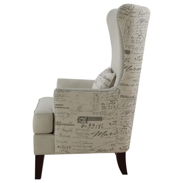 Pippin Beige Accent Chair For Discount