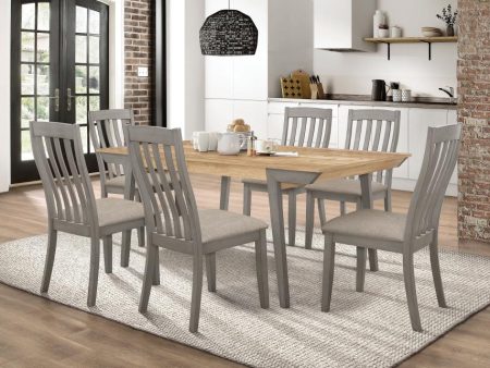 Nogales Grey 7 Pc Dining Set Online Hot Sale