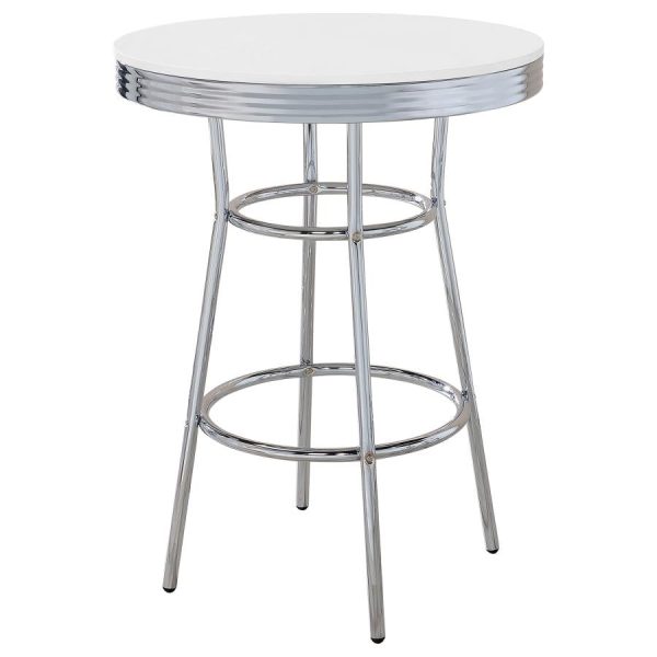 Theodore White Bar Table Hot on Sale