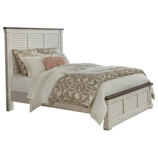 Hillcrest Ivory Queen Bed 5 Pc Set For Cheap