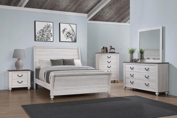 Stillwood Grey California King Bed 5 Pc Set Hot on Sale