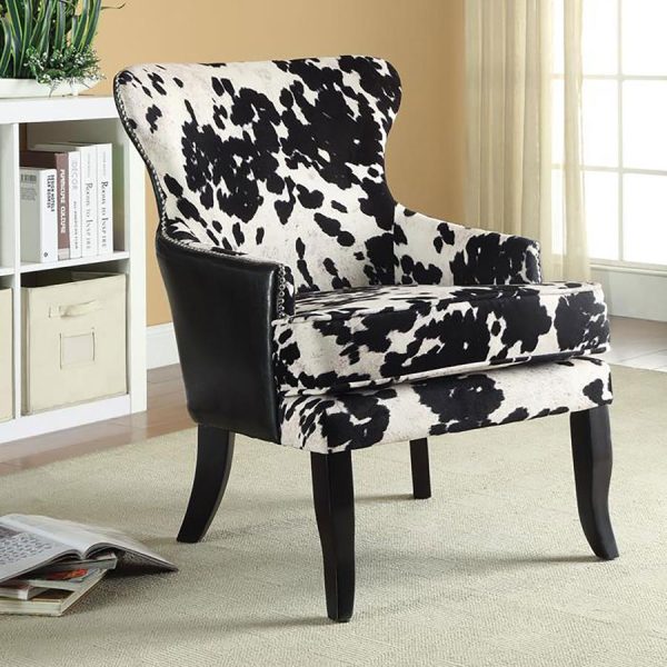 Trea Black Accent Chair Supply