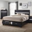 Miranda Black Queen Storage Bed Hot on Sale