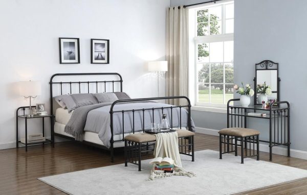 Livingston Brown California King Bed For Discount