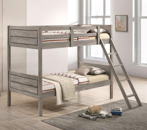 Ryder Grey Twin   Twin Bunk Bed Sale