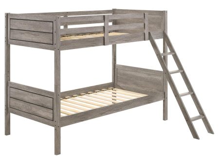 Ryder Grey Twin   Twin Bunk Bed Sale