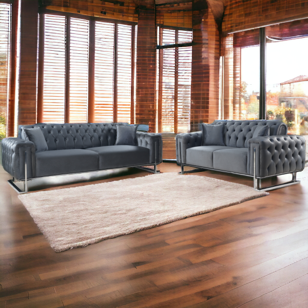 Florida Sofa and Loveseat Living Room Set Discount