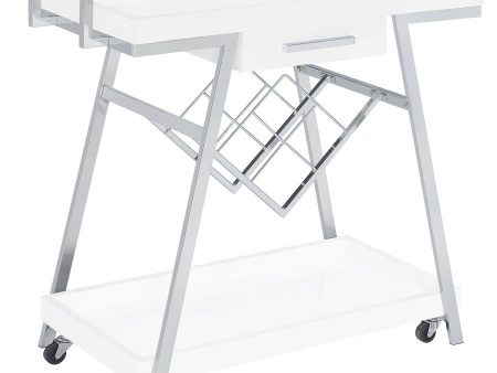 Kinney White Bar Cart Online now