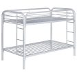 Morgan Silver Twin   Twin Bunk Bed Hot on Sale