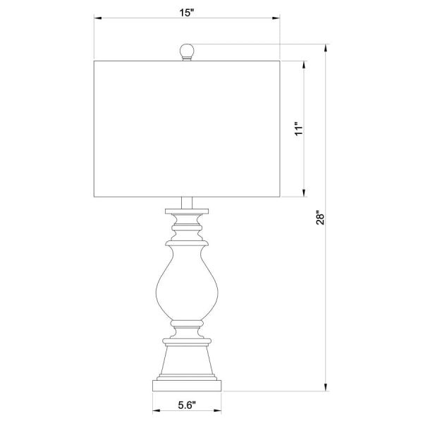 Brie Gold Table Lamp Sale