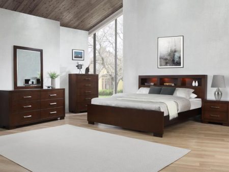 Jessica Brown Queen Bed 5 Pc Set For Cheap