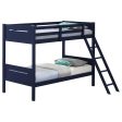 Littleton Blue Twin   Twin Bunk Bed Fashion