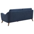 Gano Blue 2 Pc Sofa Set Cheap