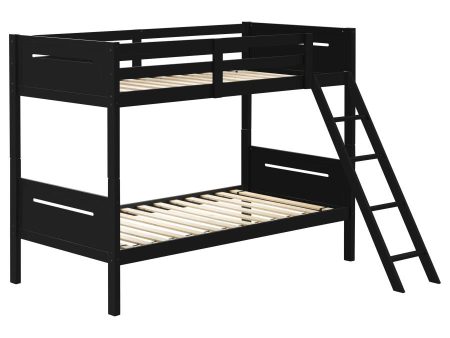 Littleton Black Twin   Twin Bunk Bed Online