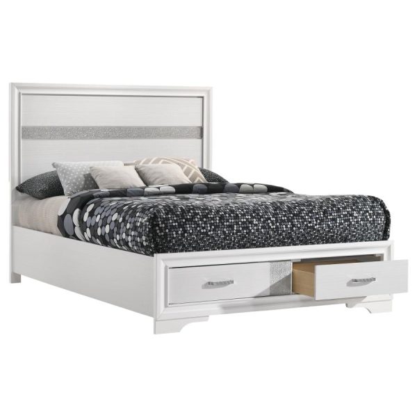 Miranda White Full Storage Bed Fashion