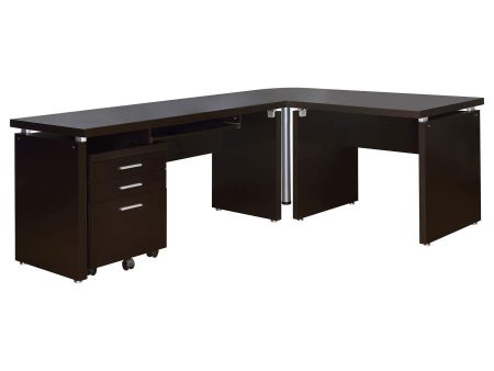 Skylar Brown 2 Pc Desk Set Discount